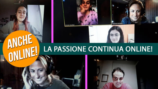 La passione continua Online!